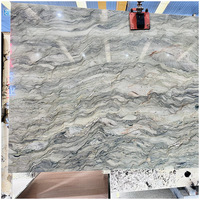 Dalles de quartzite Fusion Or Jaune Brésilien pour comptoirs de cuisine, revêtements muraux et salles de bain, rétroéclairées par LED, anti-corrosion, polies