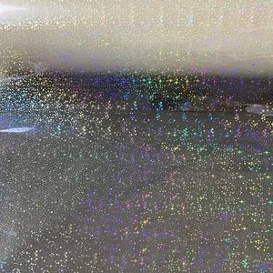 Bopp filme de laminação térmica holográfica transparente, starlet design