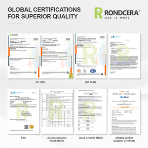 Rondcera – Bloc de zircone polyvalent pour laboratoire <span class=keywords><strong>dentaire</strong></span>, compatible avec le kit de teinture et de glaçage du zircone, pour la fabrication de couronnes sur mesure - Product Image 5