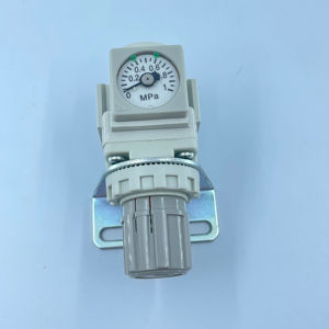 Vanne de régulation de pression pneumatique AirTgmc AR20-B en laiton nickelé + plastique, raccords pour source de gaz, pression réduite 0,05-0,85 Mpa, garantie 1 an - Product Image 1