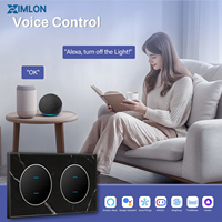 Interruptor de Pared Estándar Europeo Moderno, Zigbee Tuya, Interruptores Inteligentes, Enchufes de 16A, Panel de Control Inteligente para el Hogar, Módulo de Interruptor, Proveedor