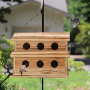 <strong>Outdoor</strong> <strong>Aviary</strong>, 6-Hole <strong>Outdoor</strong> <strong>Aviary</strong> - Rooms Suitable for 6 Bird Families - Bluebirds, Finches, Cardinals Hanging <strong>Aviaries</strong> - Product Image 2