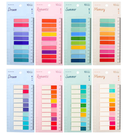 Blocs-notes spirales Morandi Color Note Pet avec onglets autocollants