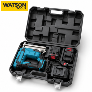 <span class=keywords><strong>Kit</strong></span> <span class=keywords><strong>de</strong></span> pistola <span class=keywords><strong>de</strong></span> clavos y grapadora inalámbrica al por mayor con 2 baterías y 1 cargador, suministro <span class=keywords><strong>de</strong></span> fábrica OEM ODM - Product Image 1