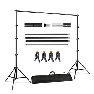 Soporte de Fondo Ajustable de 2.6*3m para Fotografía, Soporte para Fondos de Estudio de Foto y Video - Product Image 1