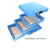 Couveuse d'œufs de poule à couver 1 couche 64 capacités