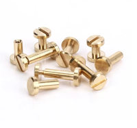 Reliure en laiton massif Chicago vis clou rivets pour album photo cuir artisanat goujons ceinture portefeuille attaches