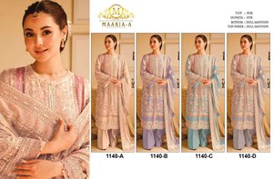 Đầm thiết kế thời trang sang trọng chất liệu georgette cao cấp thêu nhiều lớp chỉ và đính hạt, may hoàn chỉnh kiểu Pakistan - Product Image 6