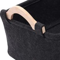 Prix d'usine panier de rangement pour la maison sac de rangement en feutre pour animal de compagnie chat chien