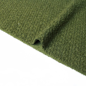 Nouveau style en stock, prix abordable, livraison rapide, tissu doux en <span class=keywords><strong>laine</strong></span> mélangée <span class=keywords><strong>vert</strong></span> mousse avec paillettes brillantes pour robe, costume, manteau - Product Image 2