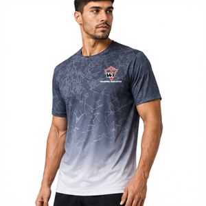 Camiseta Deportiva Premium para Hombre, Manga Corta, Cuello Redondo, Diseño Abstracto, Ligera, para Entrenamiento y Uso Diario - Product Image 1