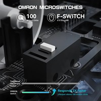 Souris de jeu sans fil ATTACK SHARK R5 ultra-légère en fibre de carbone, capteur PAW3950MAX, taux de sondage de 8000 Hz