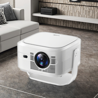 Projecteur intelligent portable Android 11 HY-450max 1080P 900 Lumens 2 Go de RAM 32 Go de stockage WiFi6 pour entreprise, maison, extérieur, cinéma