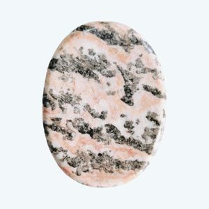 Pierre de paume en rhodonite polie, cristal de guérison spirituelle, pour la décoration de la maison - Product Image 4