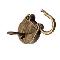Meilleures ventes 2025 – Mini boucle en forme d'ours en cuivre antique, accessoire de bagage haut de gamme, cadenas rétro chinois