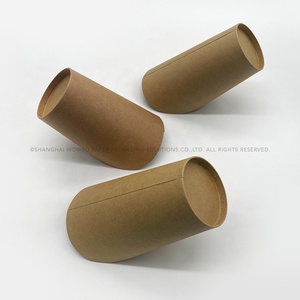 Craft Paper Cone for Churos Food Grade Unique <strong>Simple</strong> Design Widespread Great Quality Customized Cup for Snacks Chips Oily Food - Product Image 2