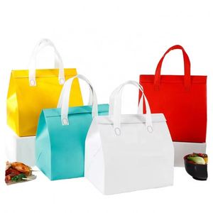 Sac isotherme jetable personnalisé avec logo OEM, sacs thermiques colorés pour plats chauds et froids à emporter - Product Image 4