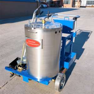 Machine de marquage routier thermoplastique à poussée manuelle conçue pour la <span class=keywords><strong>peinture</strong></span> de <span class=keywords><strong>parking</strong></span> de lignes de passages pour piétons - Product Image 2