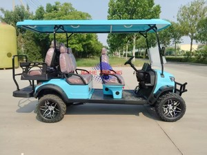 Nouveau modèle de voiturette de golf électrique tout-terrain 4 places, vente en gros d'usine, couleurs personnalisables, certification CE - Product Image 6