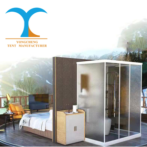 Tentes préfabriquées de luxe, dôme géodésique étanche pour le glamping, tente extérieure de 6m <span class=keywords><strong>Domo</strong></span> Geodesico, tente pour enfants, cubes de <span class=keywords><strong>sauna</strong></span> - Product Image 6