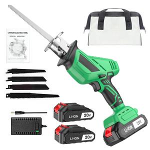 Scie sauteuse sans fil 20V de qualité industrielle pour le bricolage, pour métal, bois, PVC et plastique - Expédié depuis l'entrepôt local aux États-Unis CRS-20A-2 Cor - Product Image 1