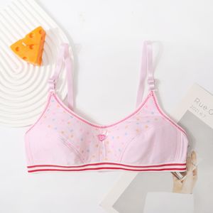 Biancheria intima da donna senza fili per studenti delle scuole medie reggiseno traspirante con tazza <span class=keywords><strong>fissa</strong></span> per una corsa comoda - Product Image 2