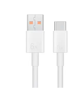 1m Usb נתונים מהיר טעינת כבל 6a Usb C-סוג כבל סוג C טעינת Usb-c מהיר מטען כבל נתונים