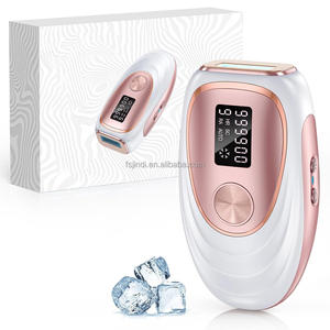 Los más vendidos Dispositivos de depilación ligera con refrigeración por hielo 5 niveles de energía 999999 pulsos de luz Auricular para depilación a largo plazo - Product Image 6