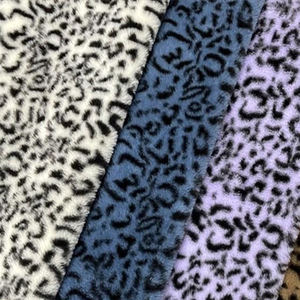 Tissu en fausse fourrure de lapin à imprimés de vache, peluche super douce, pour couverture, livraison gratuite - Product Image 5