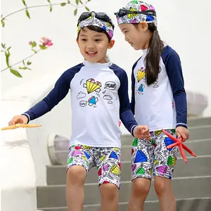 Hot Pictures Girl Boy Kids Shorts Swimming Set For Plus Size Clothes