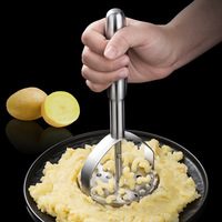 Ustensile de cuisine en acier inoxydable, presse-purée manuelle pour aliments complémentaires pour enfants, presse-purée pour pommes de terre