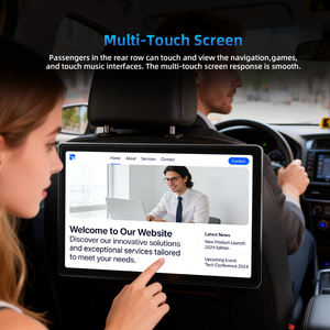 Écran de divertissement pour sièges arrière 13,5 pouces <span class=keywords><strong>4K</strong></span>, écran de voiture, téléviseur tactile, Wifi, USB, FM, éclairage ambiant, moniteur d'appuie-tête de voiture Android - Product Image 5