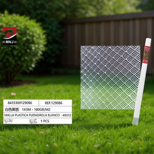 Valla Rectangular de Plástico Blanca de 1x3m y 180gr/m², Modelo 49312 de FUENGIROLA para Exteriores y Jardines - Product Image 2