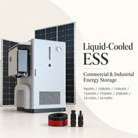 Système de stockage d'énergie à batterie LFP refroidie par liquide, armoire ESS commerciale et industrielle, OEM, connecté au réseau ou hors réseau