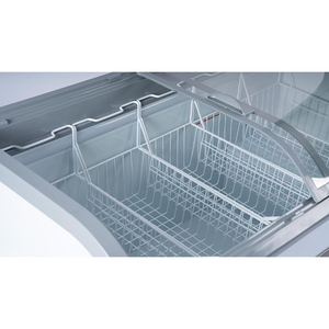 Congelador comercial de isla de 58 pulgadas de gran capacidad, con ruedas y ahorro de energía, para tiendas minoristas de comestibles. - Product Image 3