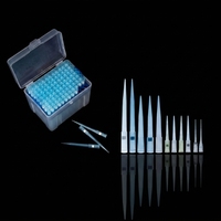 Embouts prolongés stériles filtrés en PP certifiés CE 1000 µL pour micropipette monocanal