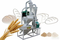 Machines de mouture de farine de blé entièrement automatiques pour les petites entreprises, faible investissement, profit élevé, utilisation facile