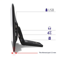 2024 tak ve çalıştır 13.3 inç 3 + 32G Android 12 ekran Wifi 5G Internet TV Tablet araba arka koltuk baş dayama monitörü Mercedes için