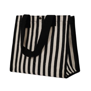 Sac fourre-tout en toile écologique extra large et robuste avec logo imprimé personnalisé et motif lettres, fermeture éclair longue sur l'épaule, Pack World - Product Image 1