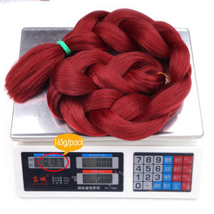 Regali di natale Jumbo intrecciatura capelli grigio colore intrecciatura fibra extension africano Jumbo <span class=keywords><strong>trecce</strong></span> per Twist uncinetto - Product Image 3