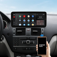 Autoradio Route Linux 10.25 Pouces pour Mercedes Benz Classe C W204 NTG4.0 avec Double Système et Carplay Sans Fil
