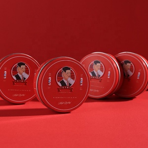 Al por mayor personalizado <span class=keywords><strong>en</strong></span> relieve de pelo pomada de contenedor de plástico con impreso oro de pelo pomada de <span class=keywords><strong>estaño</strong></span> - Product Image 2