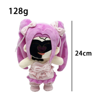 Boneka Kapas Kakak Perempuan Lucu Dengan Gaun Pink & Hijau Mainan Boneka Gadis Cantik Merchandise Permainan Logo Kustom