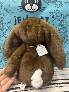 Peluche Coniglio Jallycat 2026 Nuovo Modello 31cm Super Morbido Imbottito in Cotone PP con Fodera in Rete, Bambola Comfort con Etichette Complete - Product Image 5