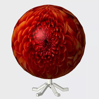 Écran sphérique LED publicitaire couleur pleine, forme de boule créative, haute luminosité, taille personnalisable