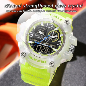 Reloj Electrónico SANDA 3367, Reloj Deportivo Multifuncional de Moda para Adolescentes, Reloj de Pulsera para Estudiantes con Alarma a Prueba de Agua - Product Image 4