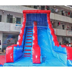 Tobogán acuático inflable de la <span class=keywords><strong>cascada</strong></span> 17H del diseño original <span class=keywords><strong>con</strong></span> el tobogán acuático del tema del océano de la <span class=keywords><strong>piscina</strong></span> - Product Image 3