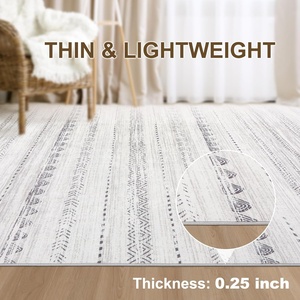 <span class=keywords><strong>Tapis</strong></span> de sol intérieur résistant aux taches neutres pour chambre <span class=keywords><strong>sous</strong></span> la <span class=keywords><strong>Table</strong></span> à manger <span class=keywords><strong>tapis</strong></span> de décoration de maison de bureau à domicile - Product Image 5
