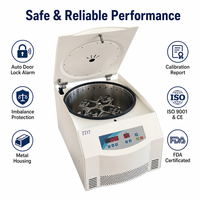 Centrífuga de Sobremesa Inteligente de Baja Velocidad con Microprocesador TD5, Alarma de Desbloqueo Automático, 4730xg RCF Máximo, Opción Multirrotor, para Laboratorio Farmacéutico