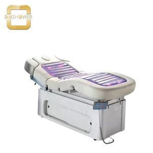 Luxe électrique corps sculptant lit <span class=keywords><strong>de</strong></span> beauté réglable visage trou oreiller PU <span class=keywords><strong>esthétique</strong></span> peau clinique équipement meubles approvisionnement - Product Image 3